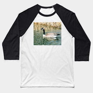 Geese on the pond Baseball T-Shirt